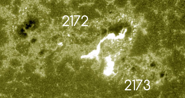 M5.1 solar flare as seen by NASA SDO 1600A