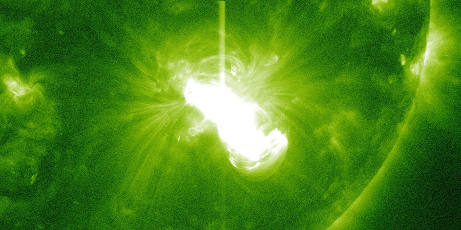 X3.1 solar flare from sunspot region 2192