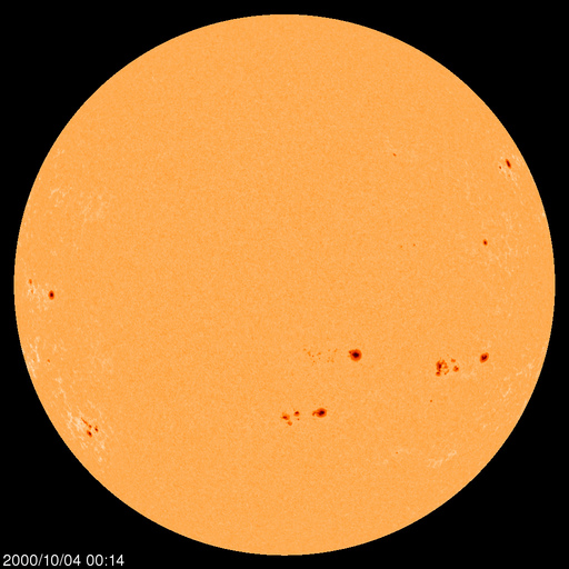 Sunspot regions