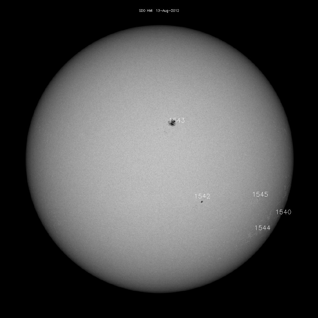 Regiones de manchas solares