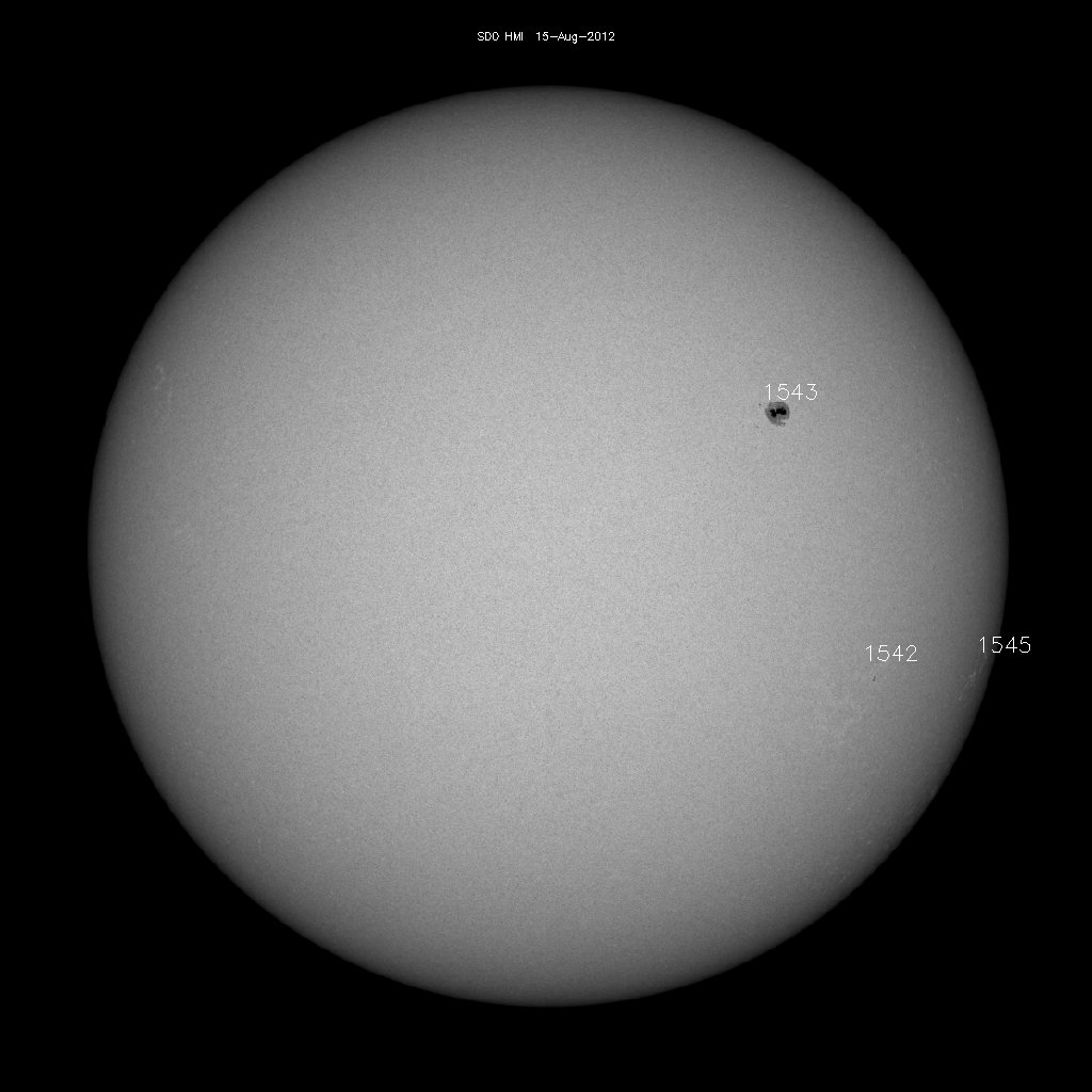 Sunspot regions