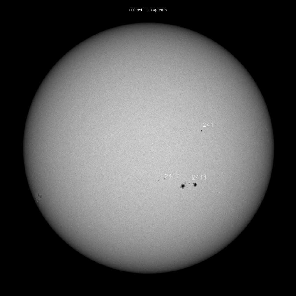 Sunspot regions