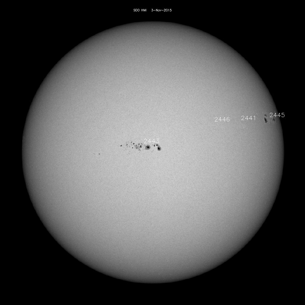 Regiones de manchas solares