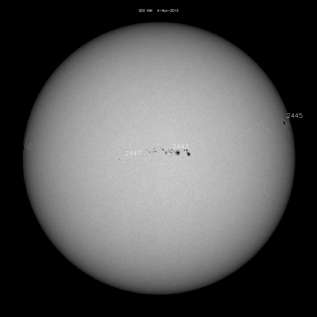 Regiones de manchas solares