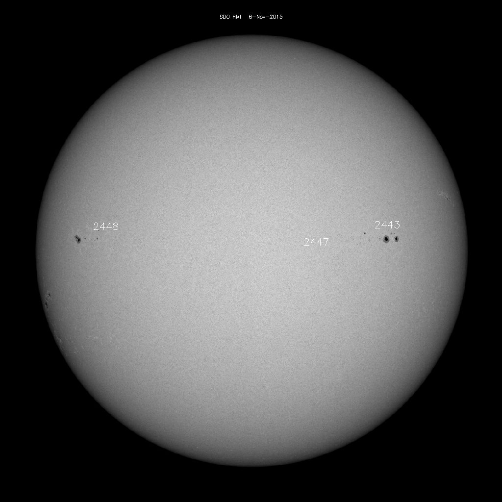 Sunspot regions