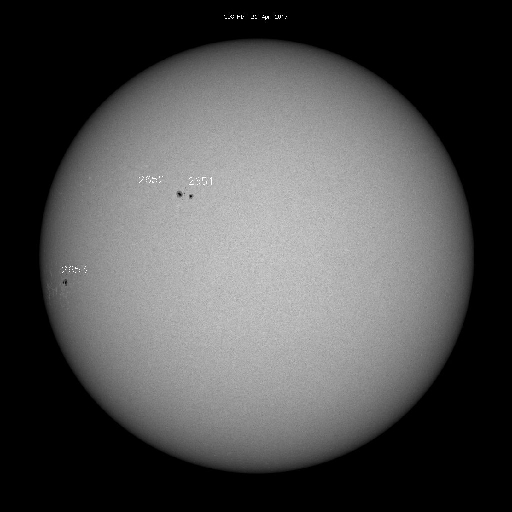 Regiones de manchas solares