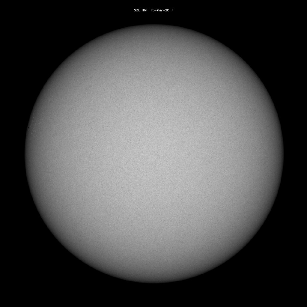 Sonnenfleckenregionen