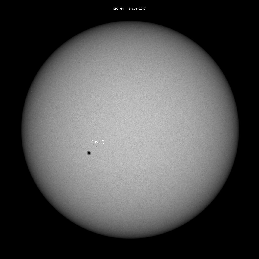 Sunspot regions