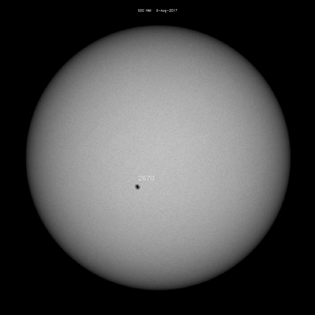 Sunspot regions