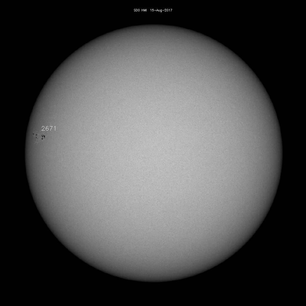 Sonnenfleckenregionen