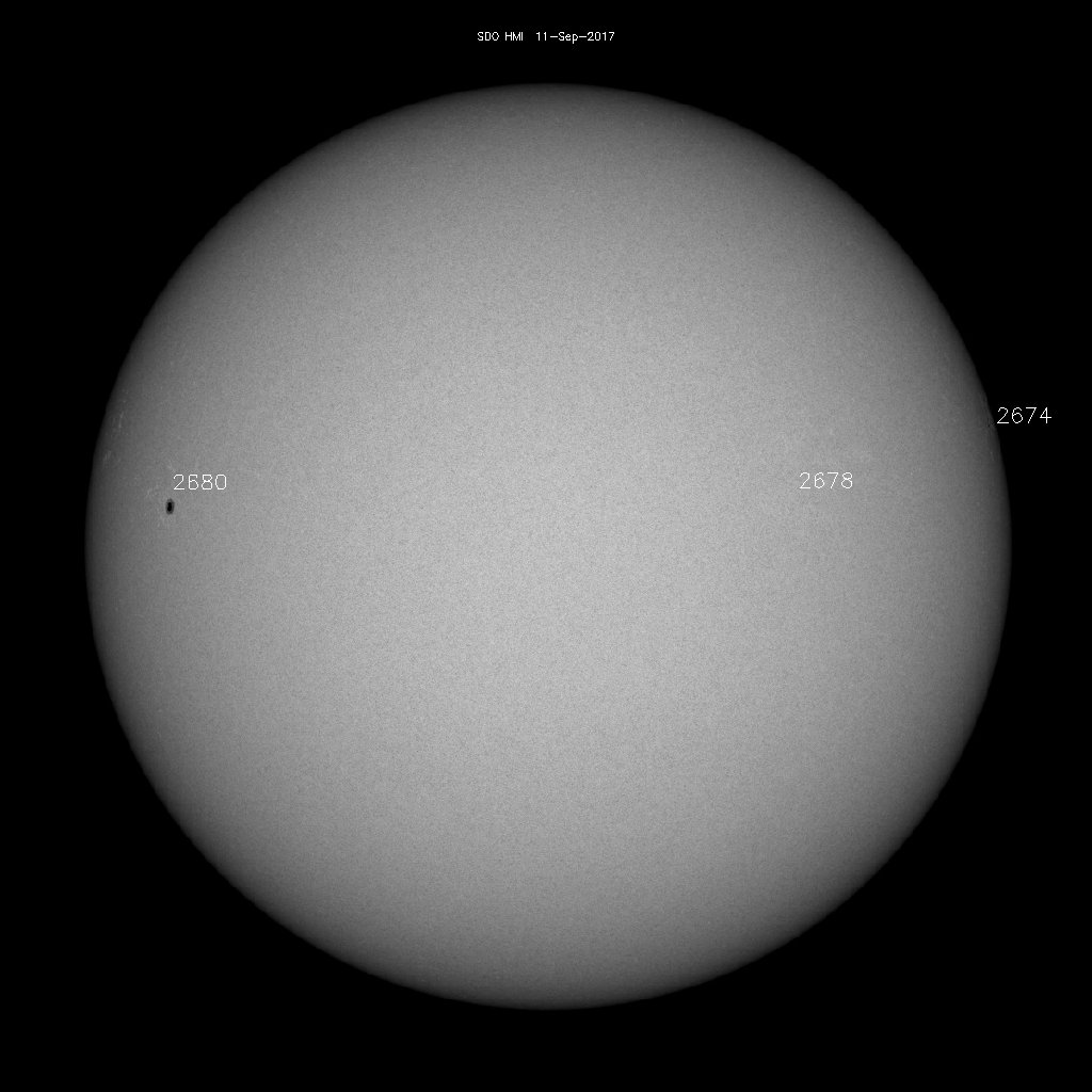 Sunspot regions