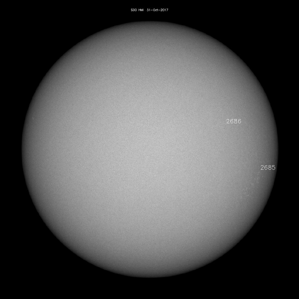 Regiones de manchas solares