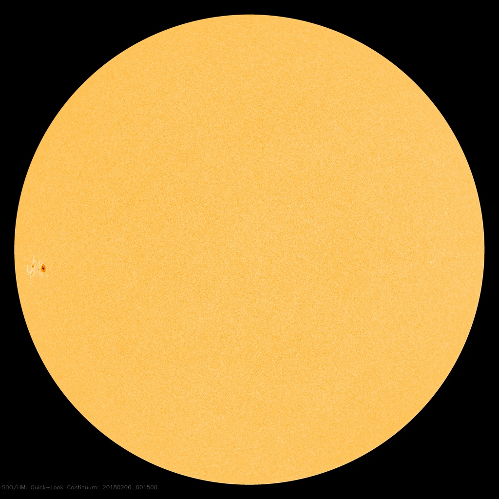 Sonnenfleckenregionen