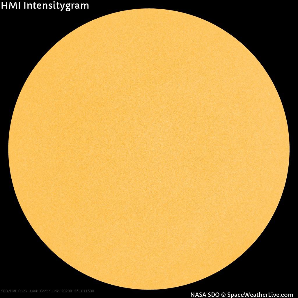 Régions de taches de soleil