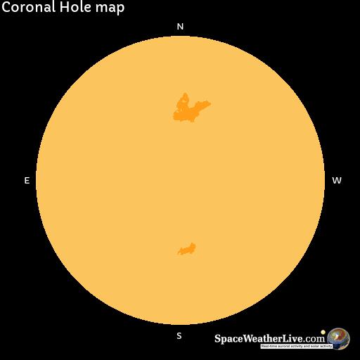 Coronal hole detection map