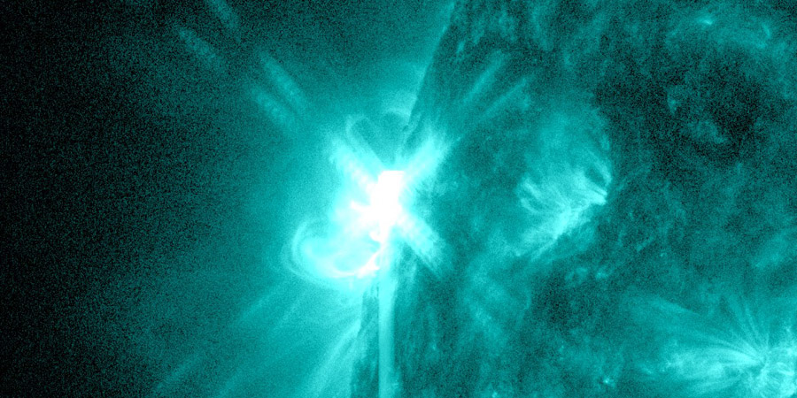 M1.9 solar flare from sunspot region 2339, incoming CME?