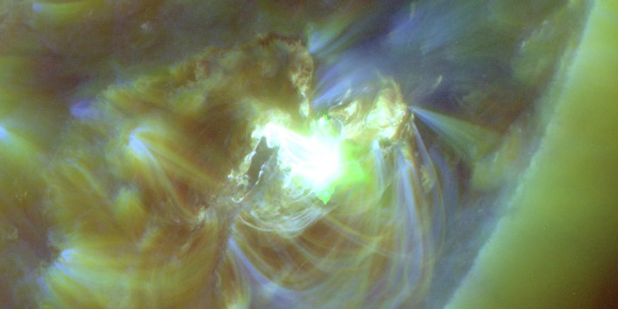 M2.1 solar flare, glancing blow shock passage possible