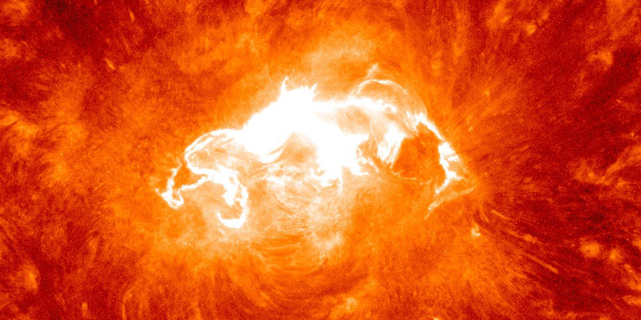 M3.7 solar flare from sunspot region 2443
