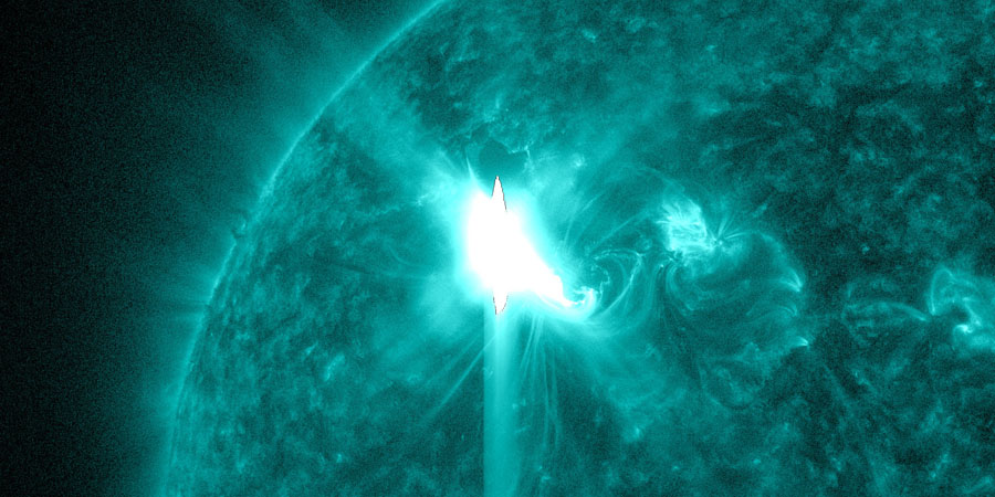 Today 5 years ago: X5.4 solar flare
