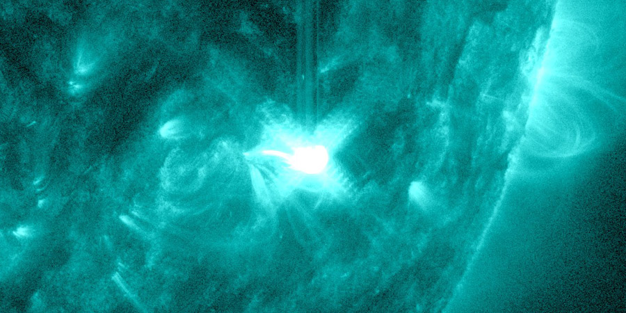 M-class solar flares from sunspot region 2182