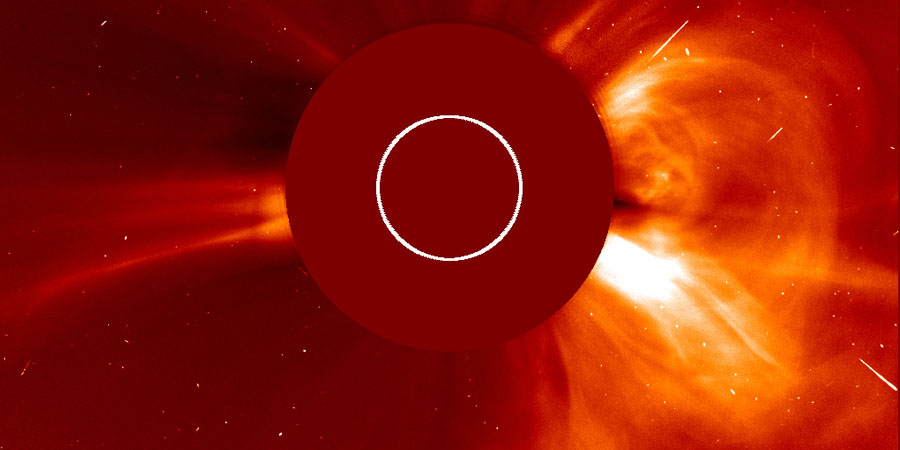 X9.3 earth-directed coronal mass ejection