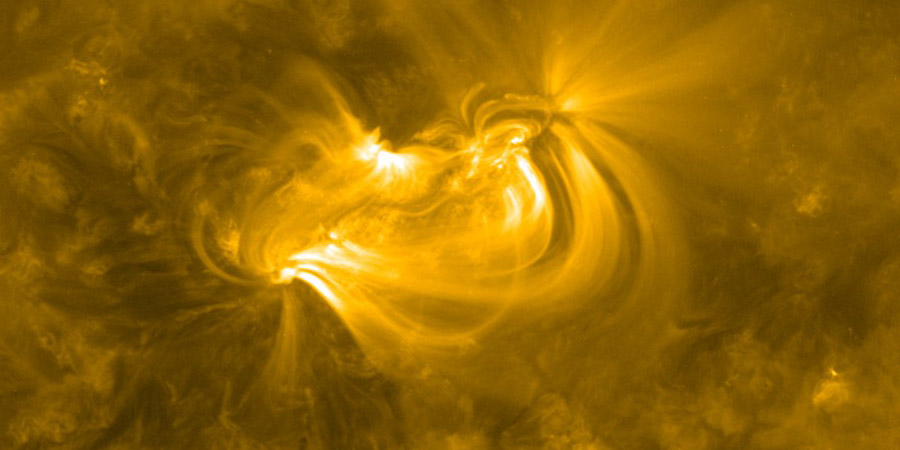 C3 solar flare with earth-directed CME