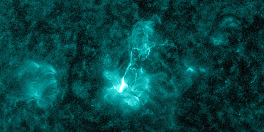 C3.0 solar flare with earth-directed CME