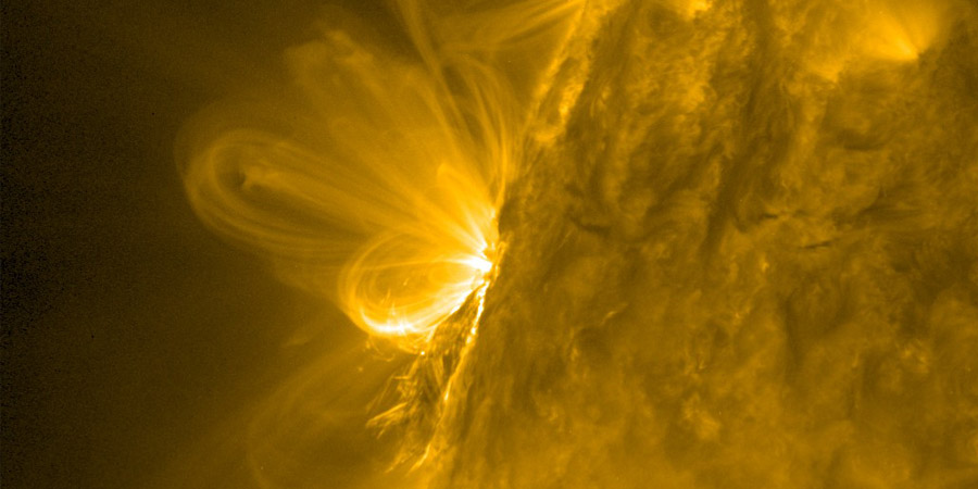 M-class solar flares from a new sunspot region