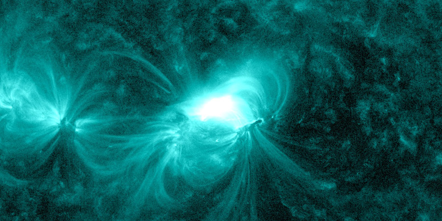 M1 solar flare, G2 storm watch