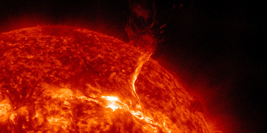 M3.7 solar flare, Earth-directed CME