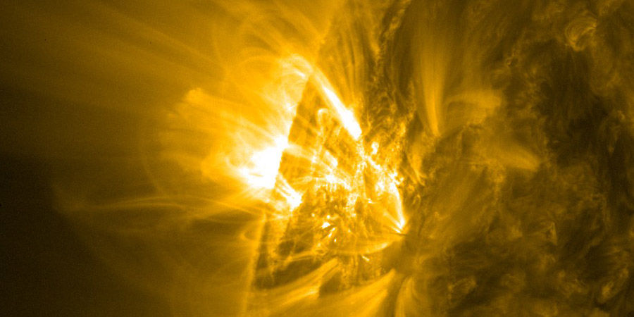 Sunspot region 2205, M7.9 solar flare