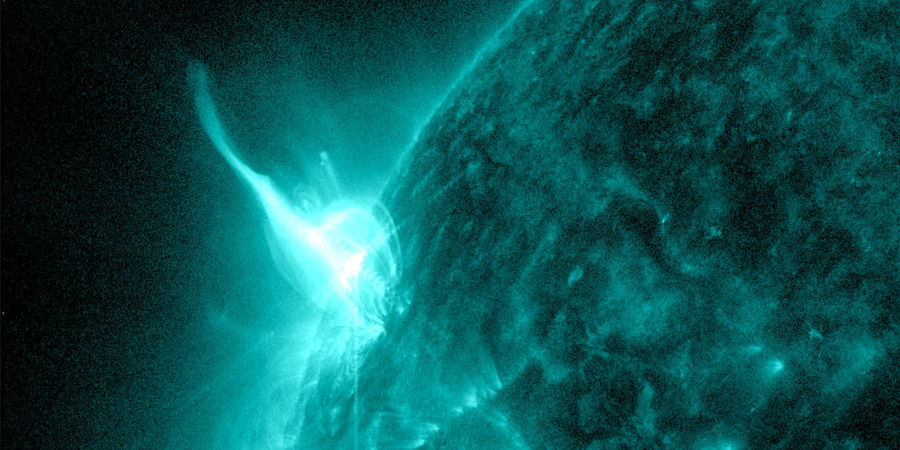 Strong M-flares, Filament eruption with CME