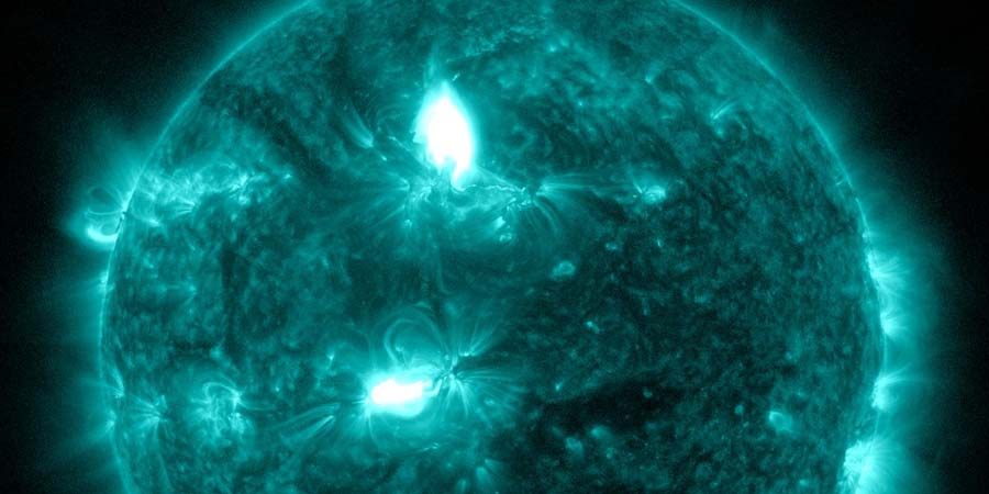X1.1 solar flare with earth-directed CME