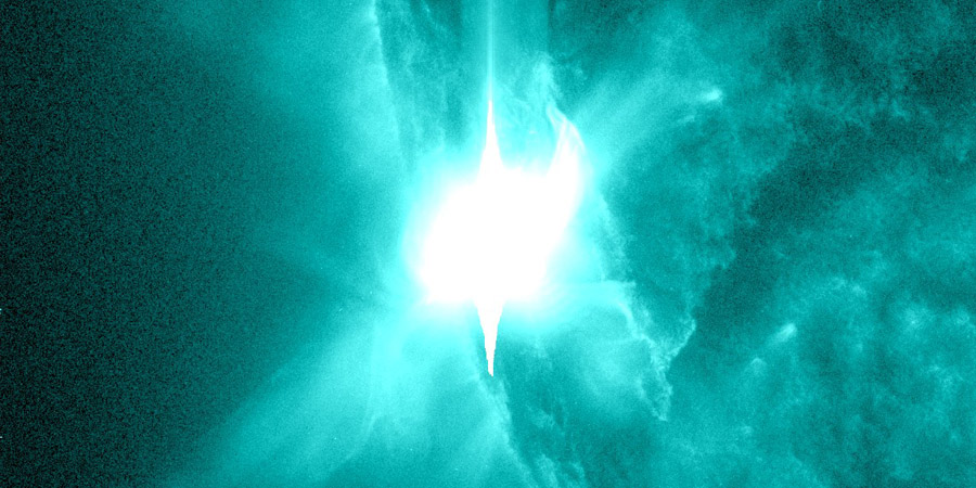 M9.2 solar flare from sunspot region 2297
